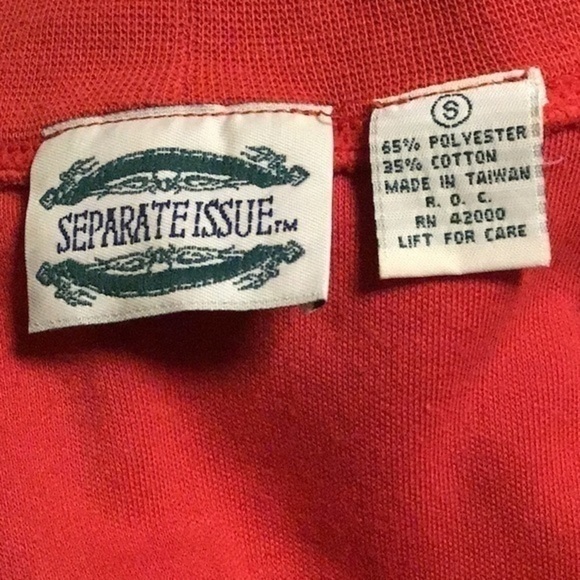 Red vintage 80s oversized slouchy cardigan - Picture 8 of 8